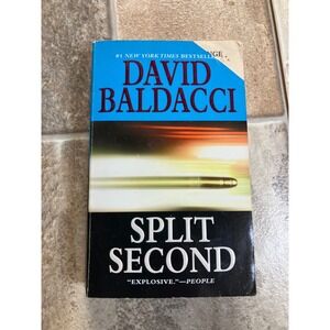 David Baldacci Split Second Hardcover Thriller Novel Book